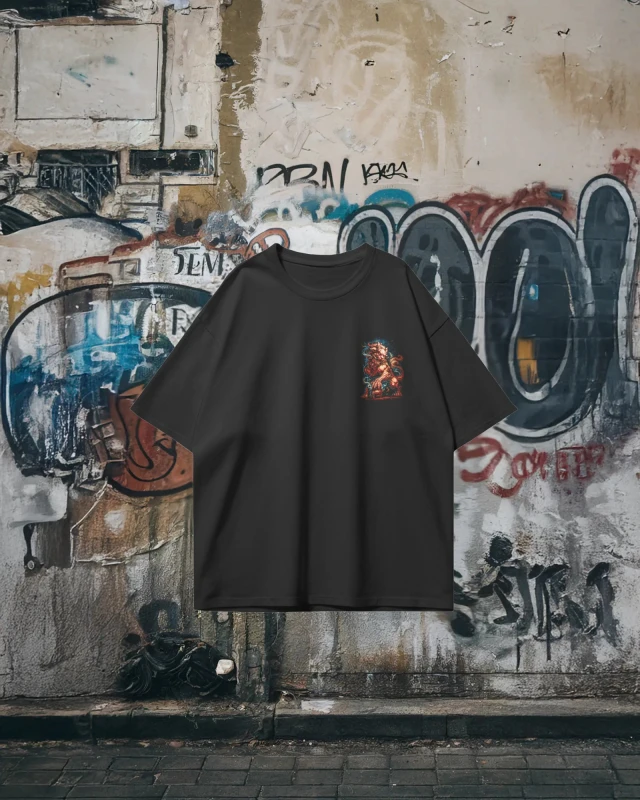 Premium Heavyweight Cotton Creature Oversized T-Shirt
