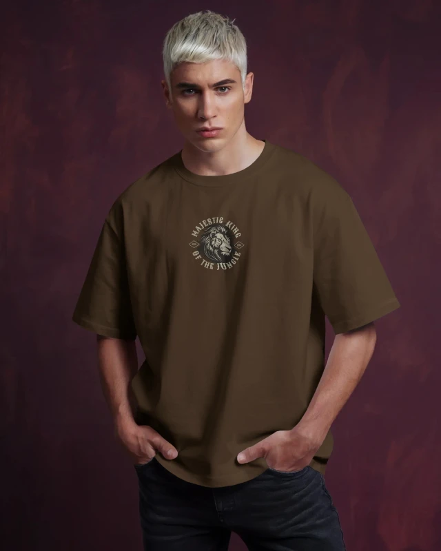 Majestic King T-Shirt: Regal Lion Graphic Tee for Men & Women | Premium Cotton