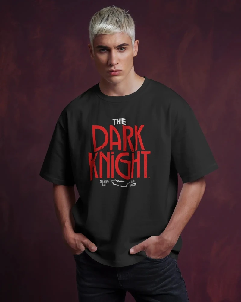 TeesWarrior The Dark Knight Oversized T-Shirt for Men & Women | Batman Movie Merch