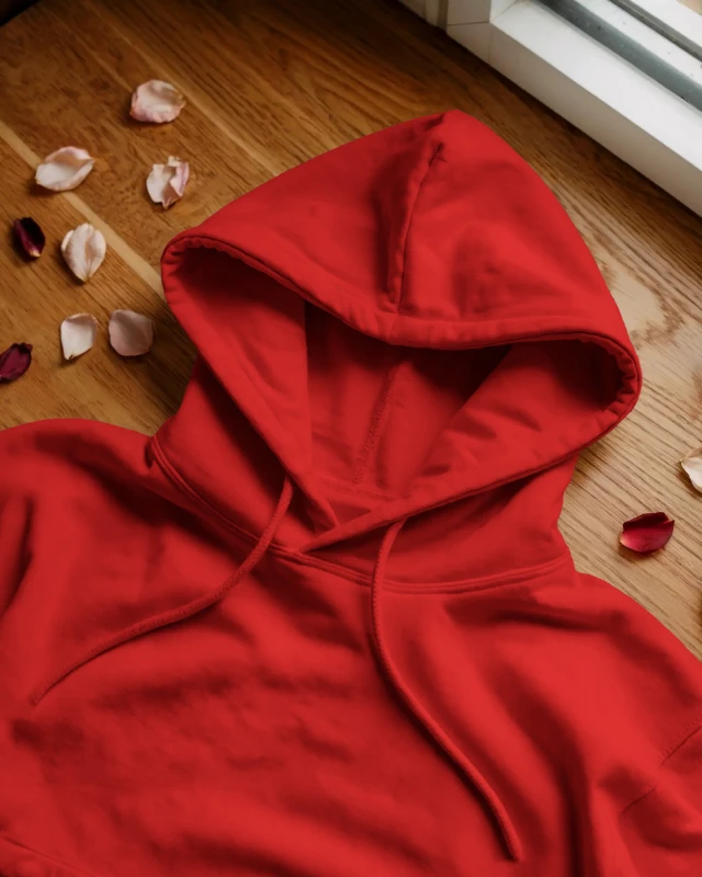 TeesWarrior Red Hoodie: Premium Comfort, Bold Style | Shop Now