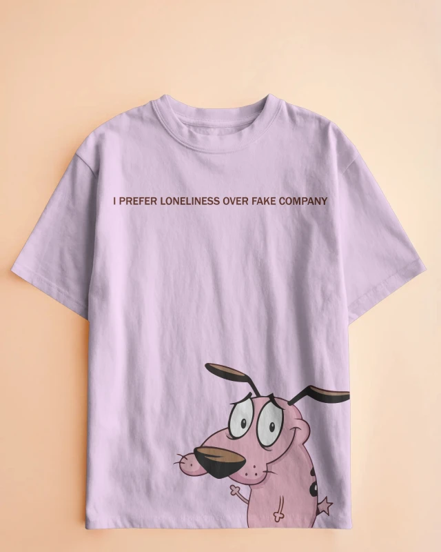 Courage the Cowardly Dog Cartoon T-Shirt - Vintage 90s Cartoon Network Tee