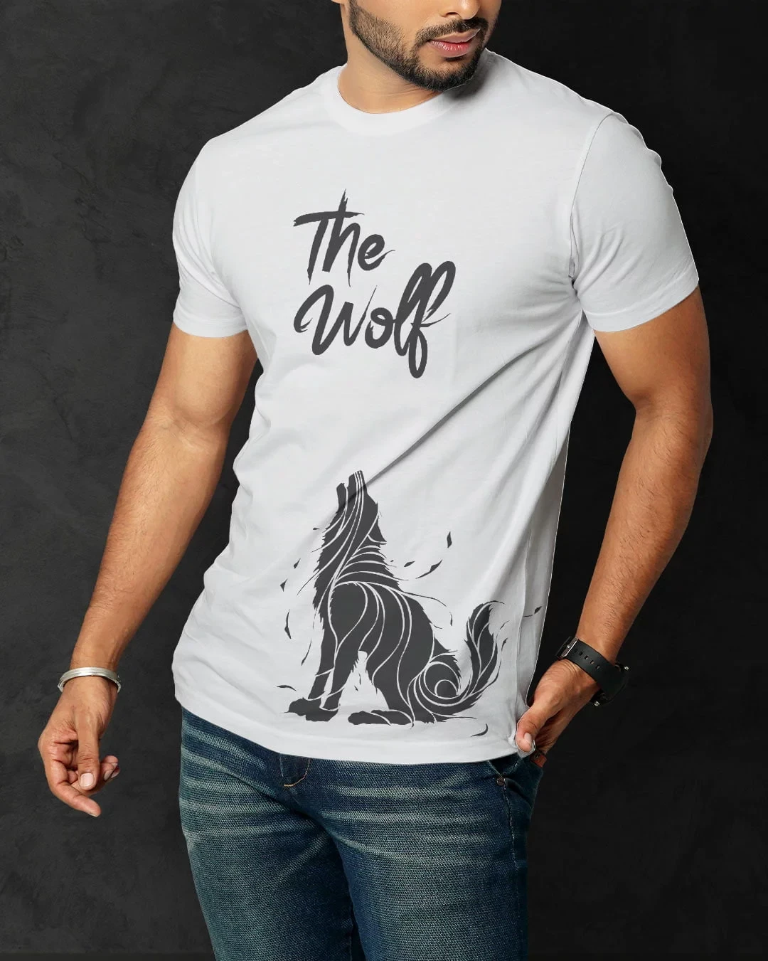 The Wolf Tees Printed T-Shirts
