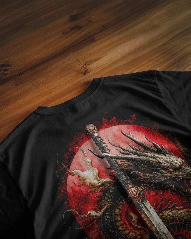 Dragon Oversized Cotton T-Shirt | Unisex Graphic Tee for Men & Women