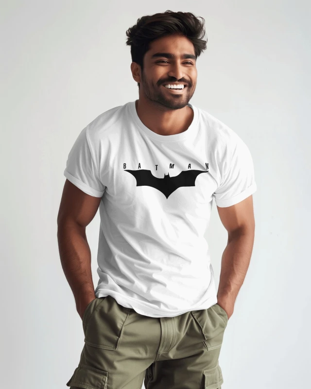 Batman Classic Fit T-Shirt | Iconic Superhero Tee for Men & Women