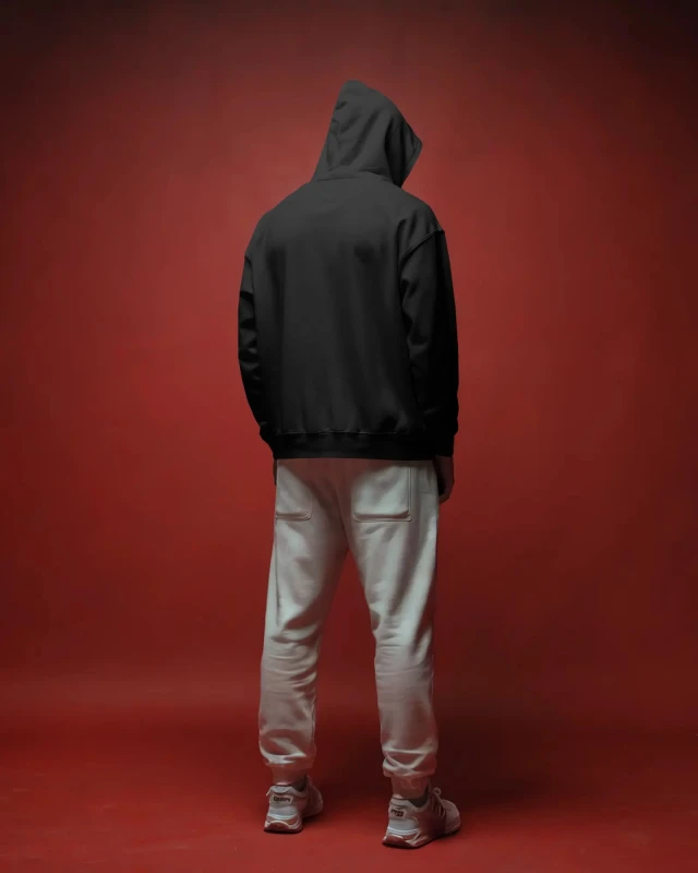 TeesWarrior Black Hoodie: Cozy & Stylish Cotton Sweatshirt for Men & Women