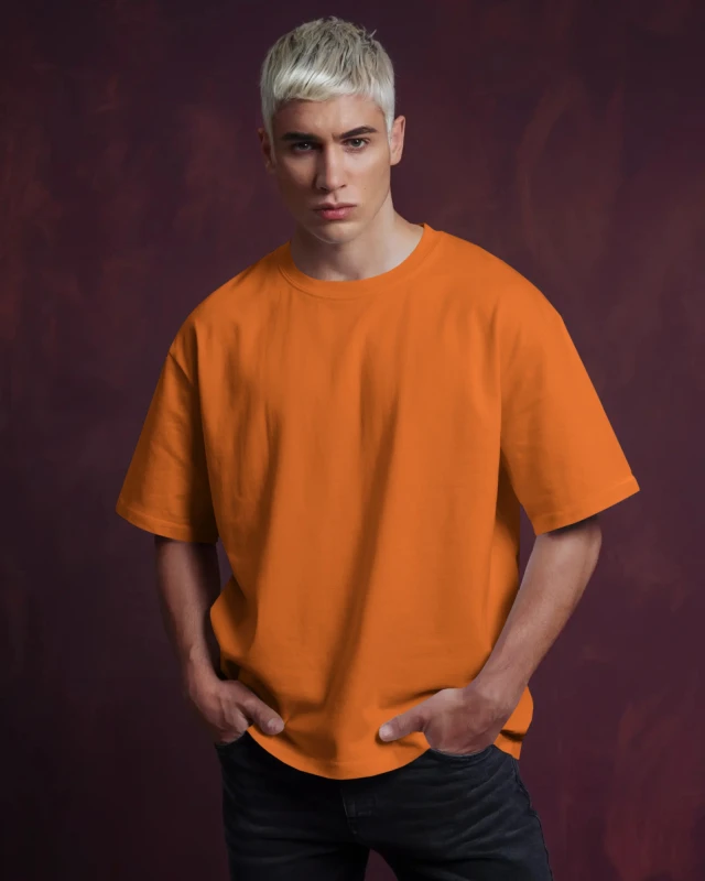 Men's Oversized T-Shirt - Relaxed Fit, Soft Cotton, Casual Streetwear Style