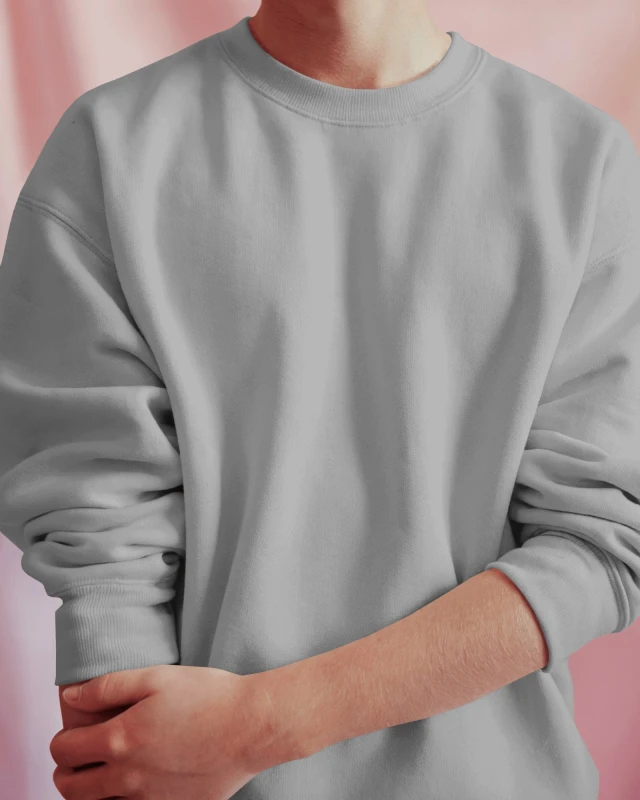 TeeWarrior Gray Heavy Sweatshirt: Premium Comfort & Durable Warmth