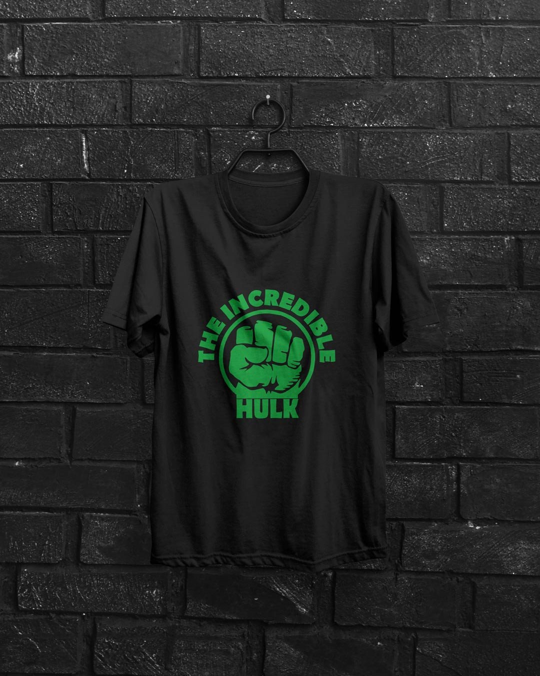 TeesWarrior Marval Series The Hulk Graphic Printed 100% Cotton T-Shirt - Regular Fit, Round Neck, Half Sleeves