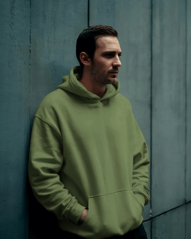 TeesWarrior Army Green Hoodie: Cozy Cotton Sweatshirt for Men & Women