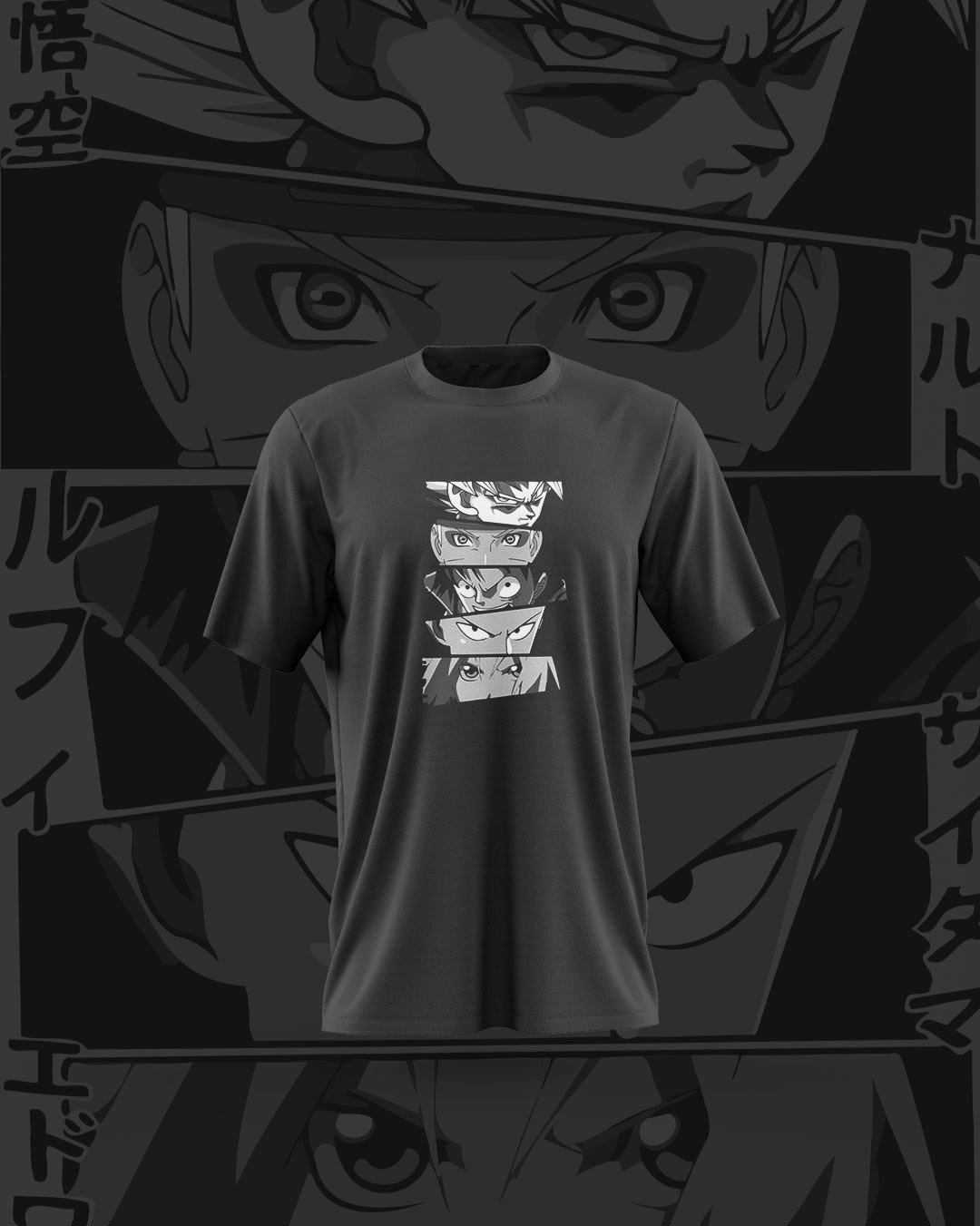 TeesWarrior Anime Character Graphic Printed 100% Cotton T-Shirt – Regular Fit, Round Neck, Half Sleeves