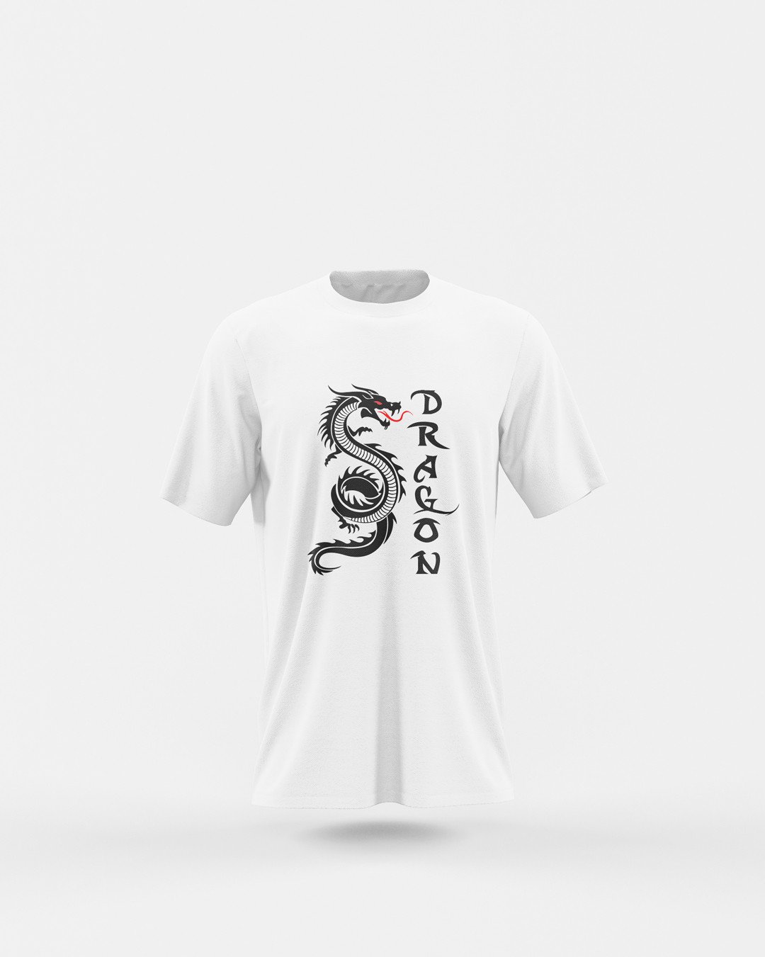 Dragon Multicolor Cotton Printed T-Shirt