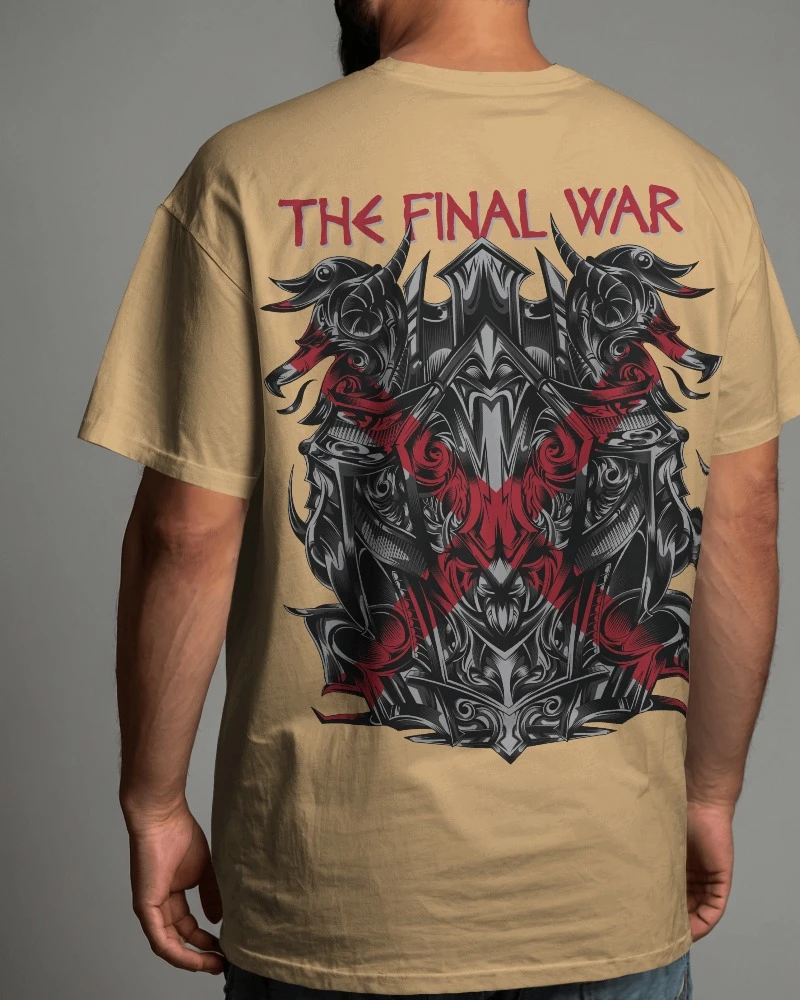 TeesWarrior Official Final War Oversized T-Shirt - Comfortable & Stylish Tee