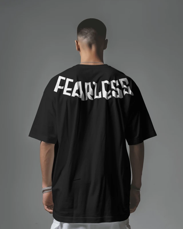Fearless Oversized Cotton T-Shirt | Relaxed Fit, Soft, Breathable Tee