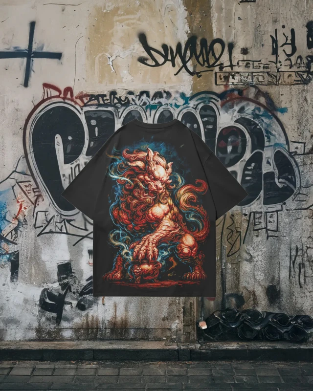 Premium Heavyweight Cotton Creature Oversized T-Shirt