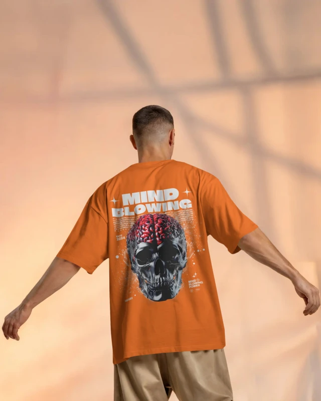 Men's Oversized T-Shirt - Relaxed Fit, Soft Cotton, Casual Streetwear Style