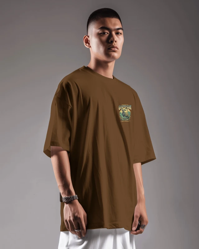 TeesWarrior Oversized T-Shirt | Soft Cotton Relaxed Fit Tee for Men